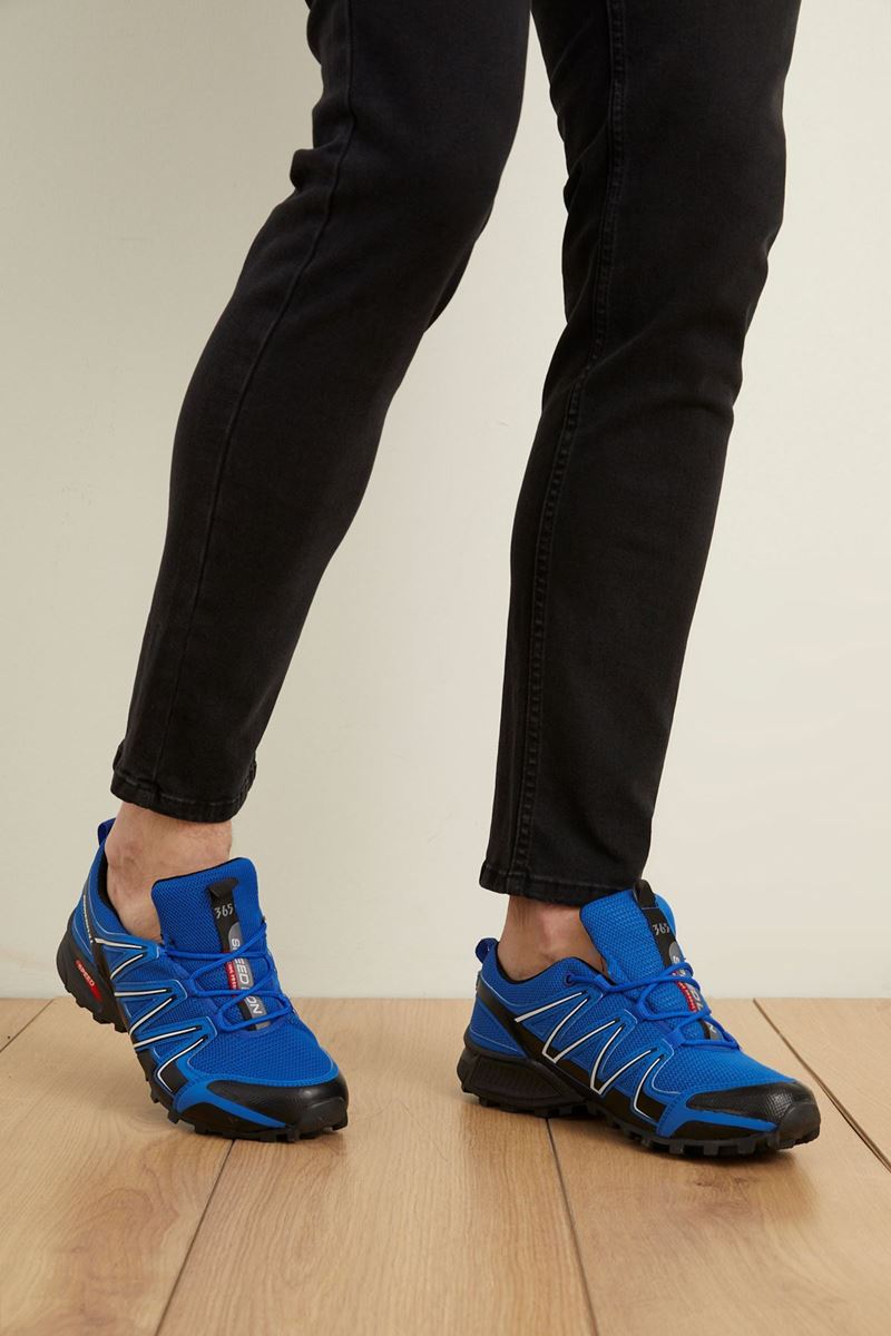 Picture of 1661 Forza Sax Blue White Black Faylon Sole Men Sport Shoes