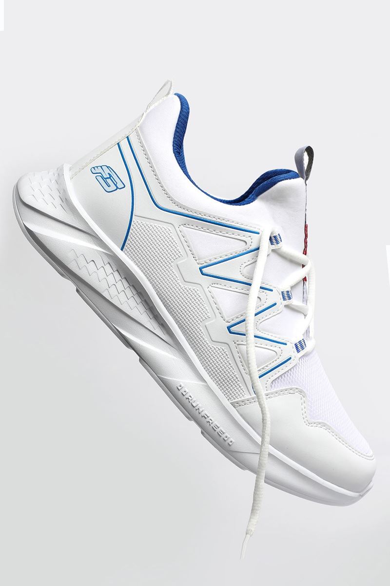 Picture of 2168 Forza White Sax Blue Faylon Sole Men's Sport Shoes