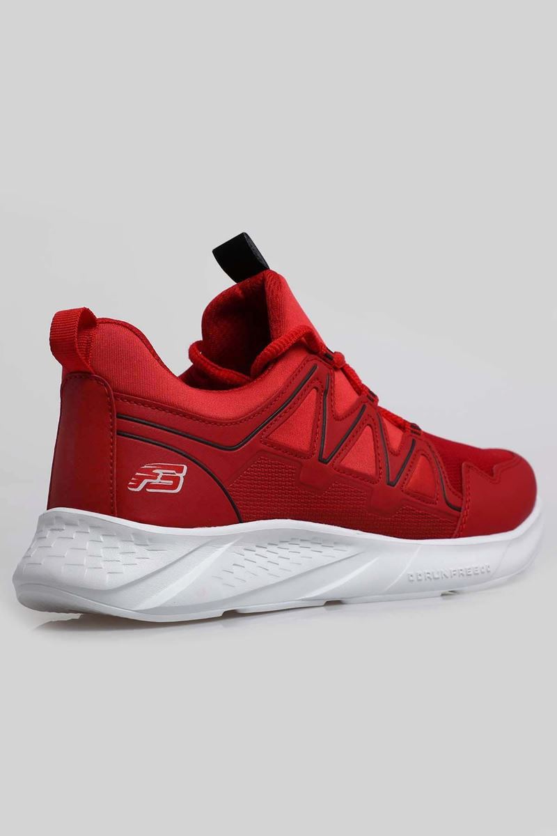 2168 Forza Kırmızı Beyaz Faylon Taban Erkek Spor Ayakkabı resmi