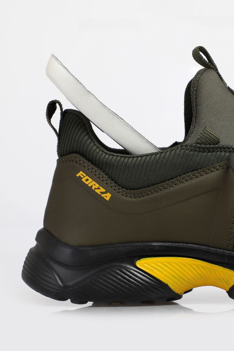 2192 Forza Haki Siyah Sarı Taban Erkek Spor Ayakkabı resmi