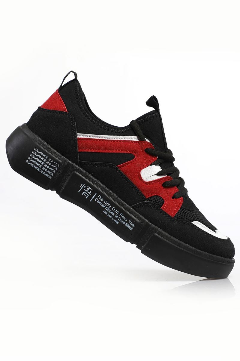 Picture of 19805 Forza Black Red Black Faylon Sole Men's Sport Shoes