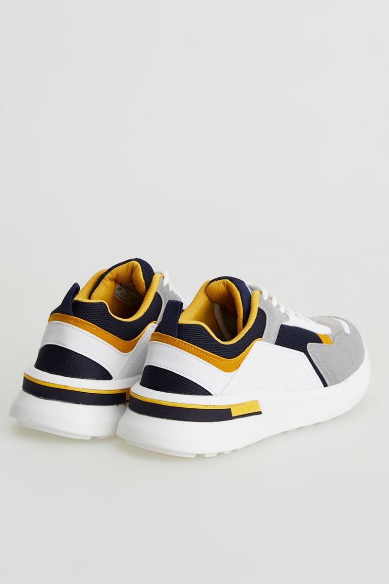 Picture of 19809 Forza Ice Navy Blue Yellow Sole Men's Sport Shoes