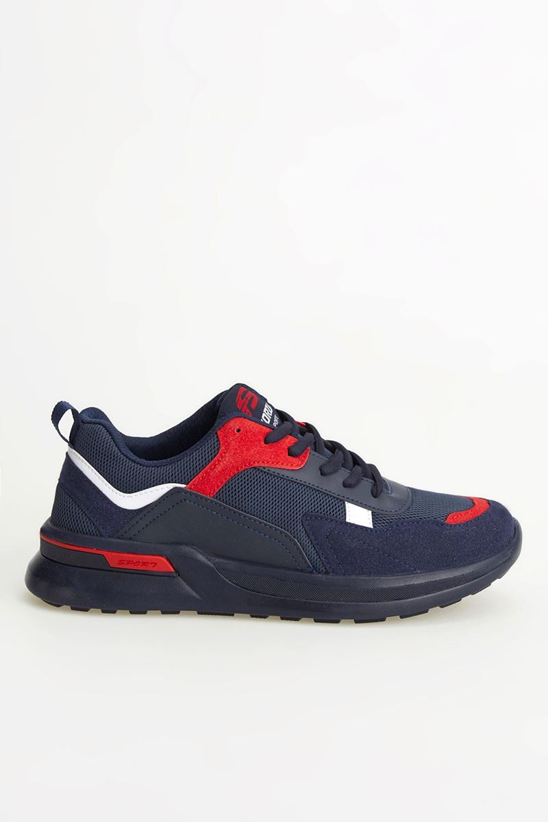 Picture of 19809 Forza Navy Blue Red Faylon Sole Men's Sport Shoes