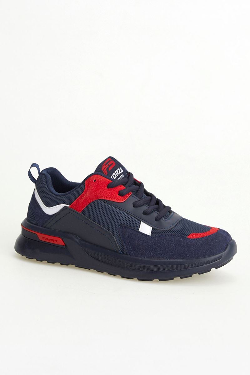 Picture of 19809 Forza Navy Blue Red Faylon Sole Men's Sport Shoes