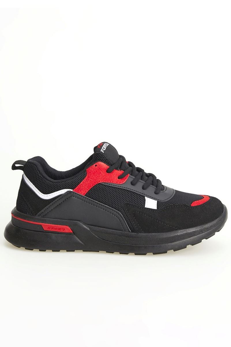 Picture of 19809 Forza Black Red Faylon Sole Men's Sport Shoes