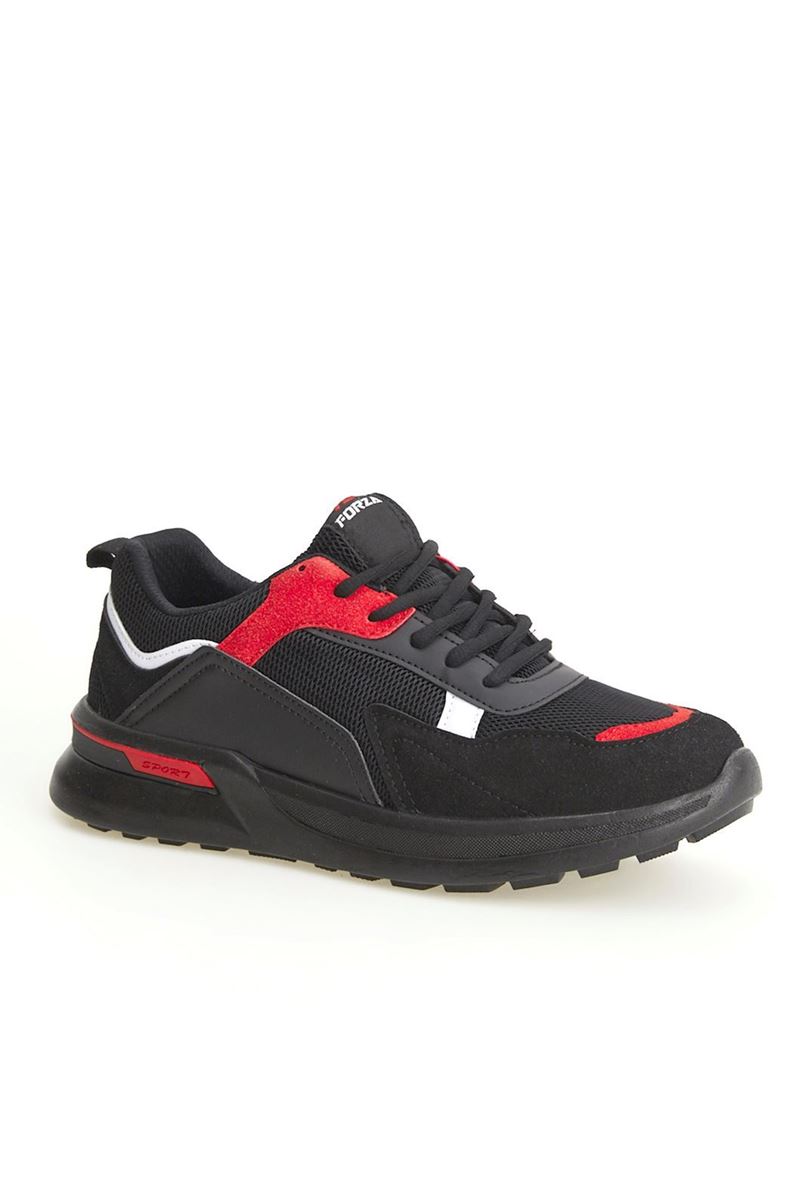 Picture of 19809 Forza Black Red Faylon Sole Men's Sport Shoes