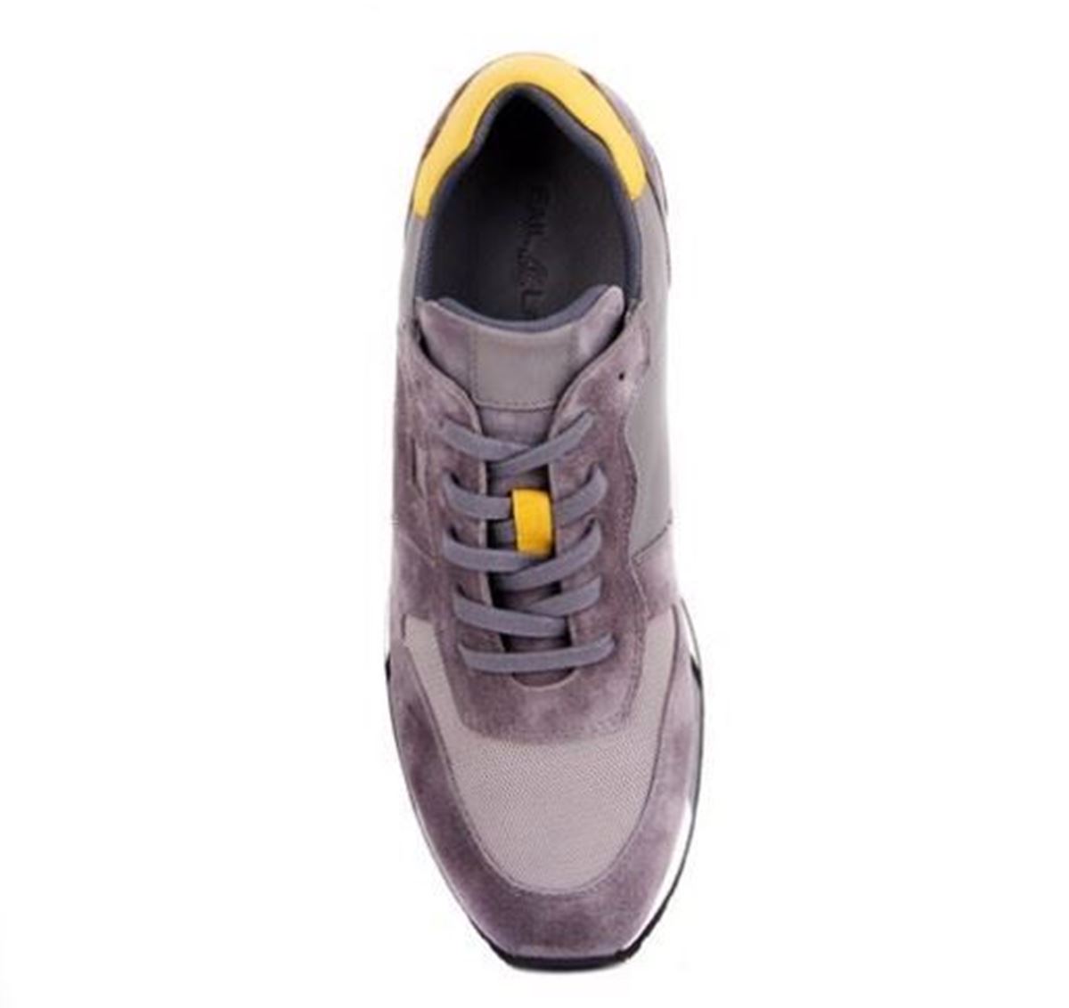 Sail Lakers - Gri Süet Erkek Deri Sneaker resmi