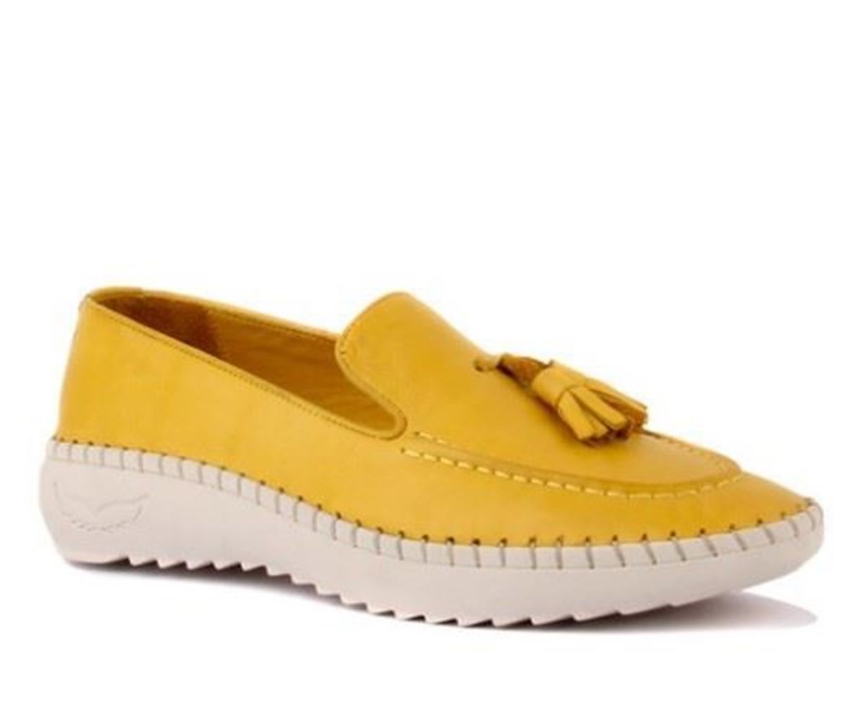 Sail Lakers - Sarı Deri Kadın Günlük Ayakkabı resmi