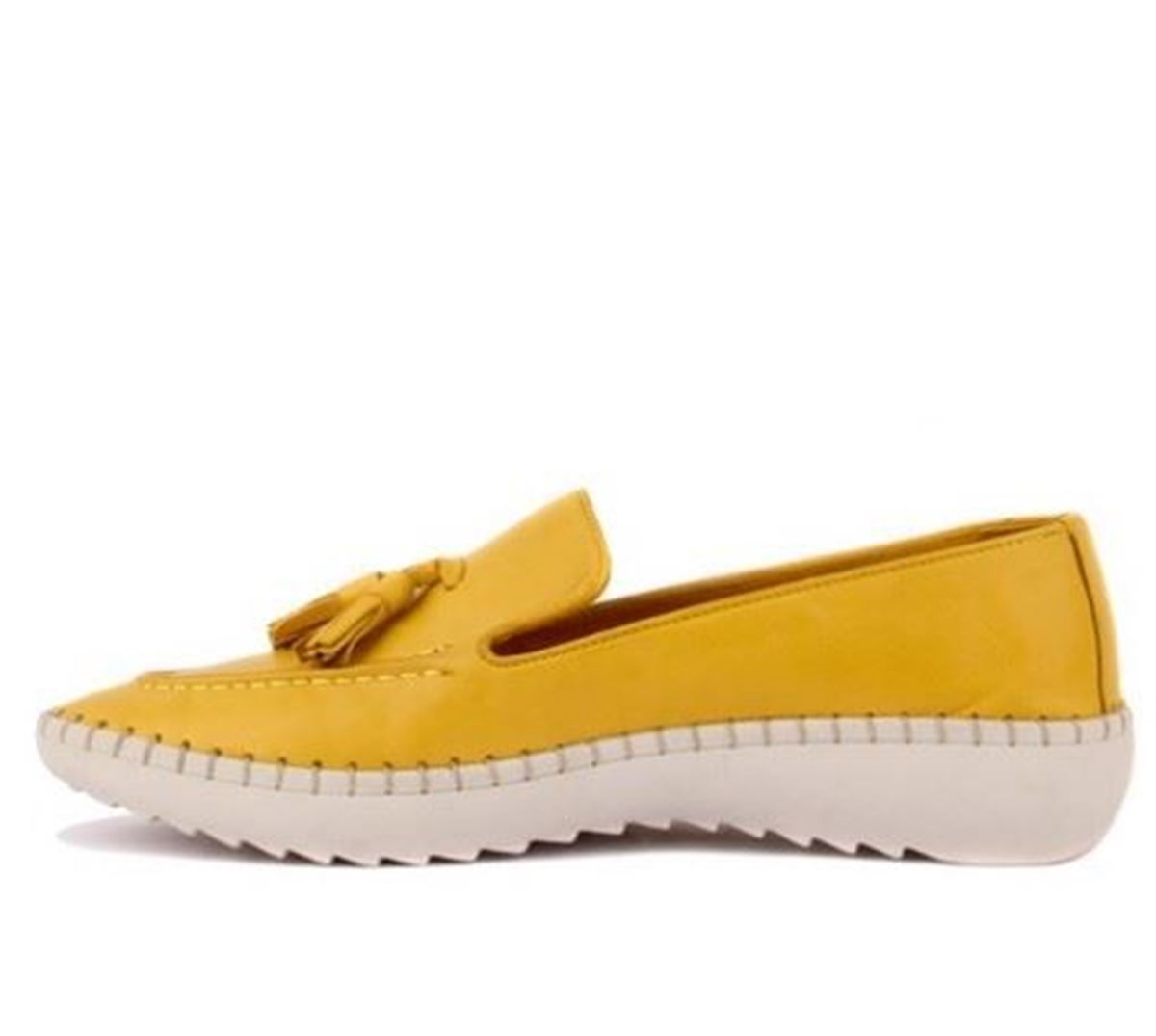 صورة Sail Lakers - Sarı Deri Kadın Günlük Ayakkabı