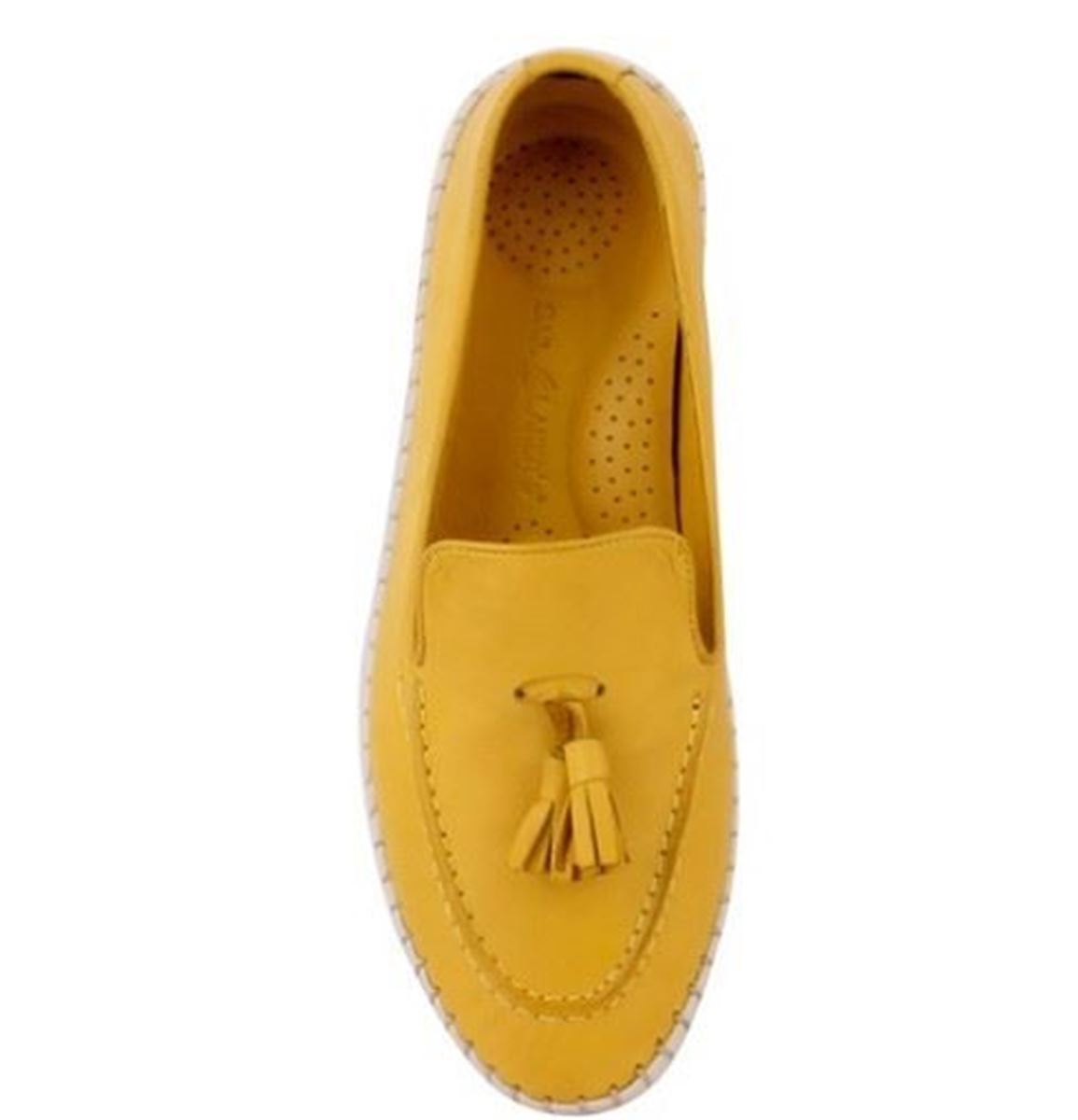 صورة Sail Lakers - Sarı Deri Kadın Günlük Ayakkabı