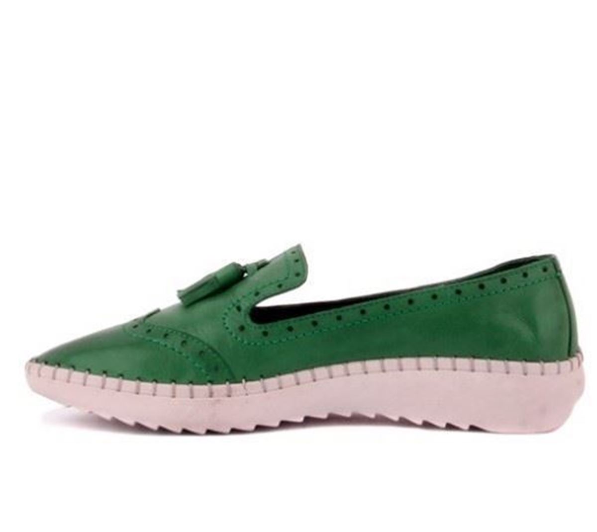 Sail Lakers - Yeşil Deri Kadın Günlük Ayakkabı resmi