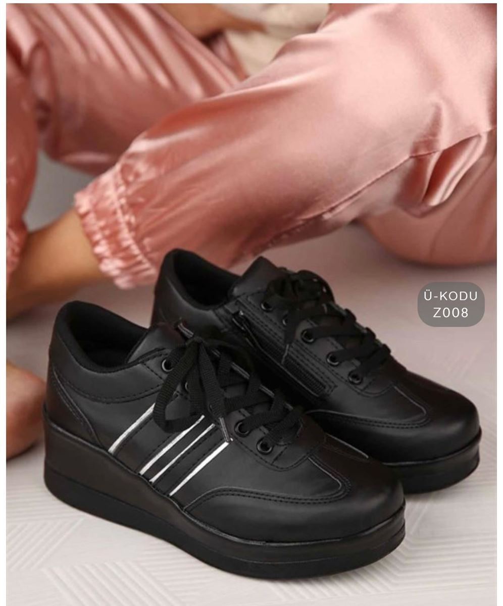 Pilla Siyah Kadın Ayakkabı resmi