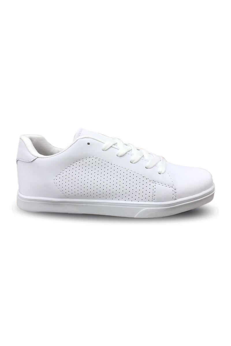 Picture of Luper 4167 White Thermo Sole Shoes